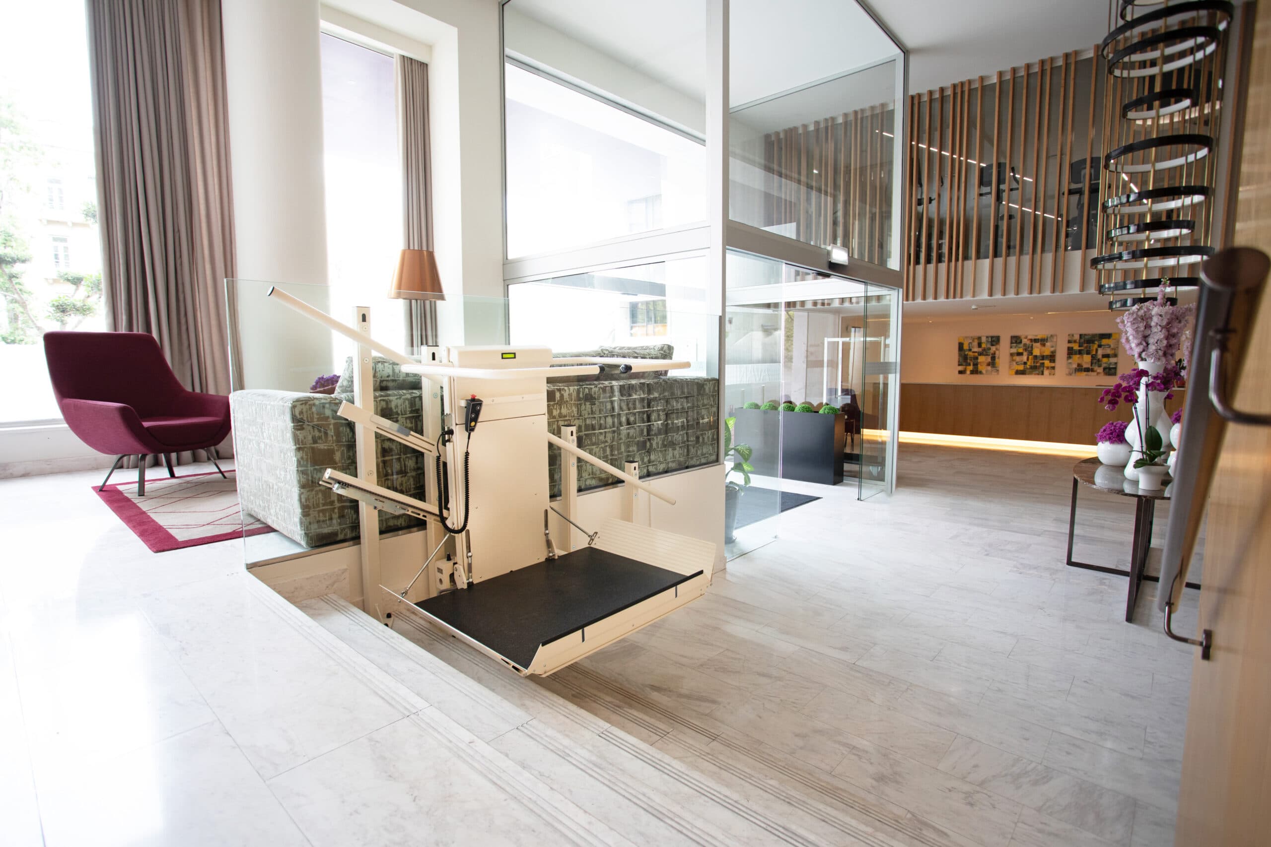 Plateforme élévatrice sur escalier 2